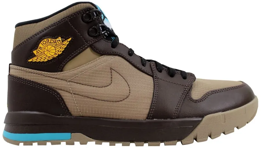 Фото № 1 с приближением к товару «‎Jordan 1 Trek Khaki Varsity Maize Baroque Brown»