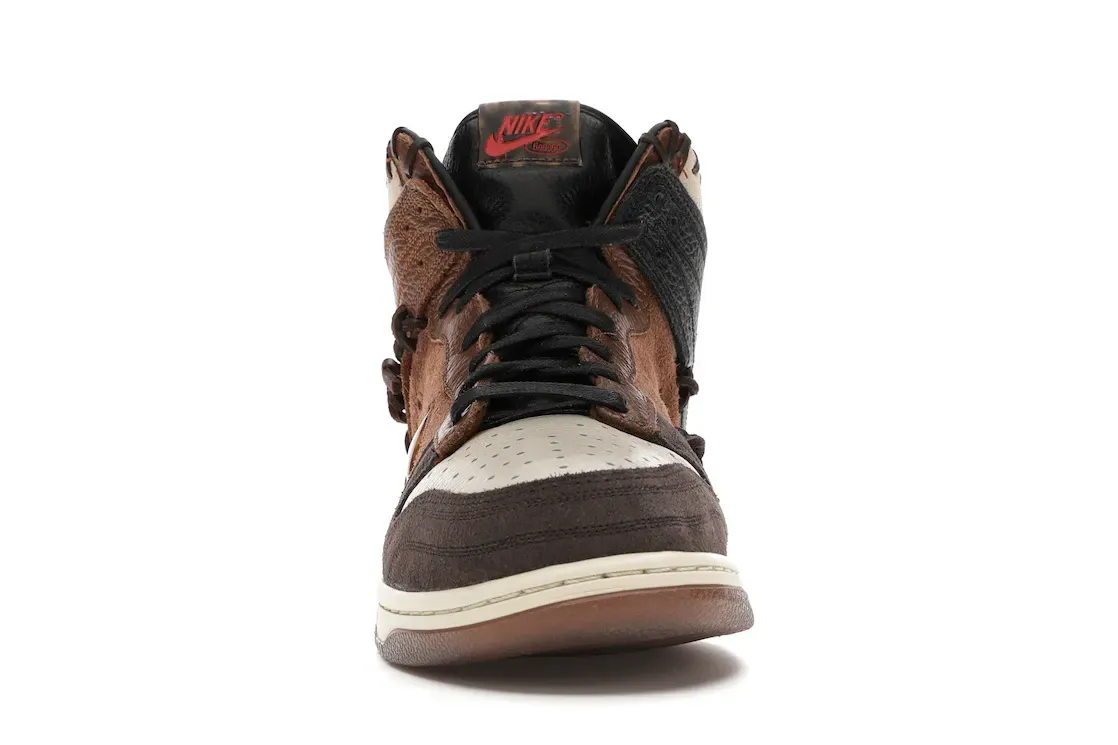 Фото № 2 с приближением к товару «‎Nike Dunk High Bodega Legend Fauna Brown»