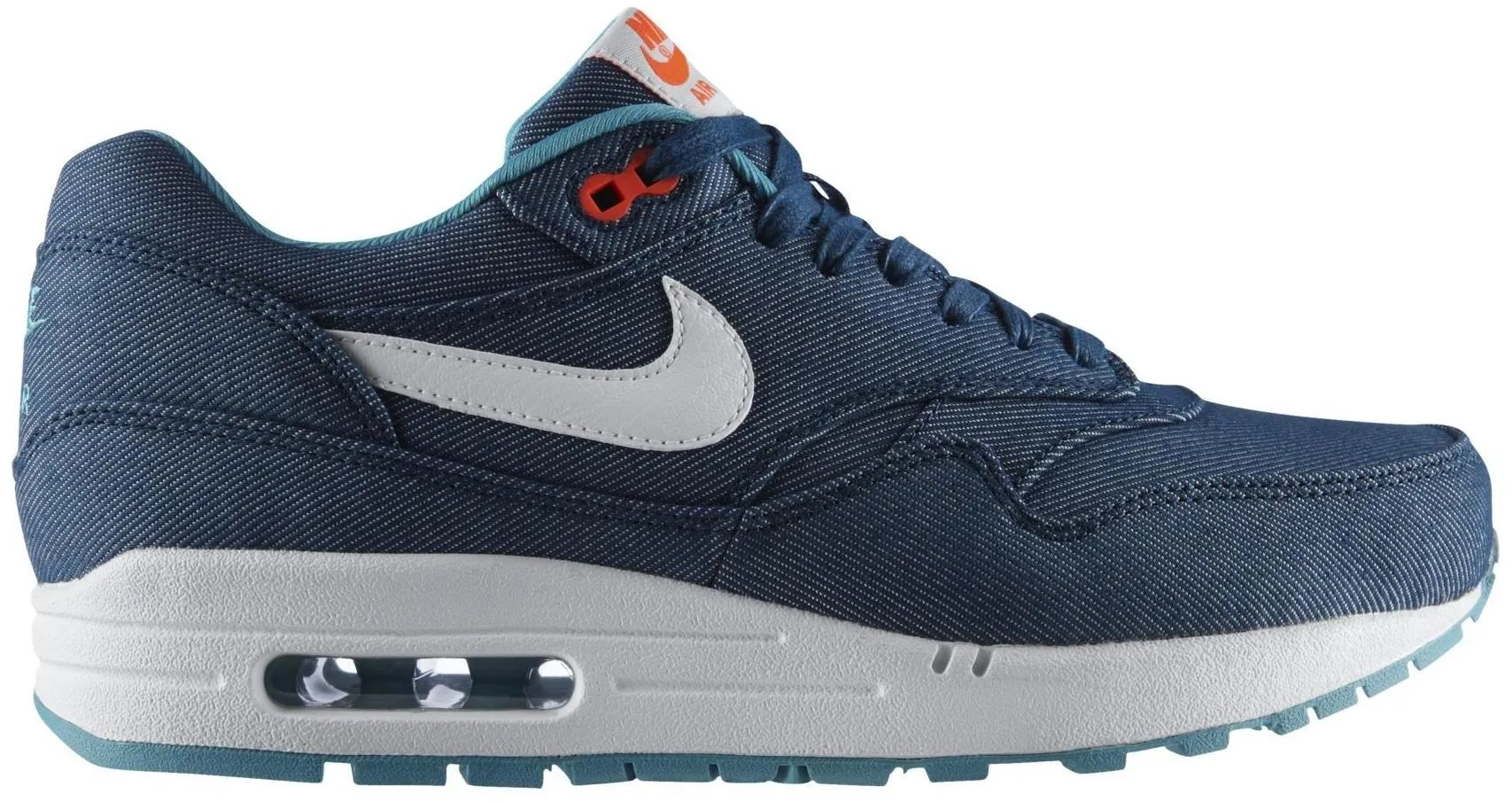 Фото № 1 с приближением к товару «‎Nike Air Max 1 Turquoise Denim»