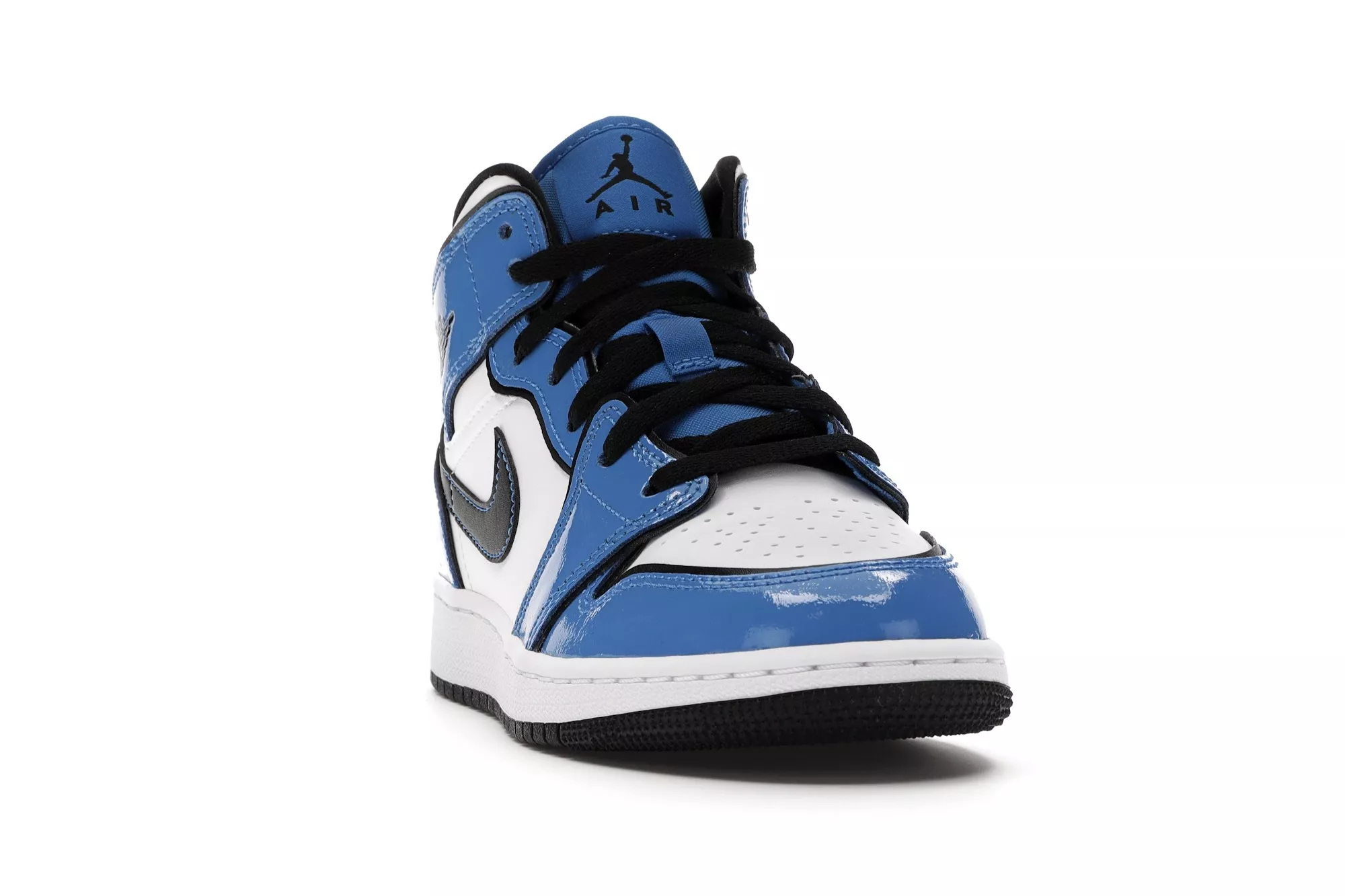 Фото № 4 с приближением к товару «‎Jordan 1 Mid Signal Blue »