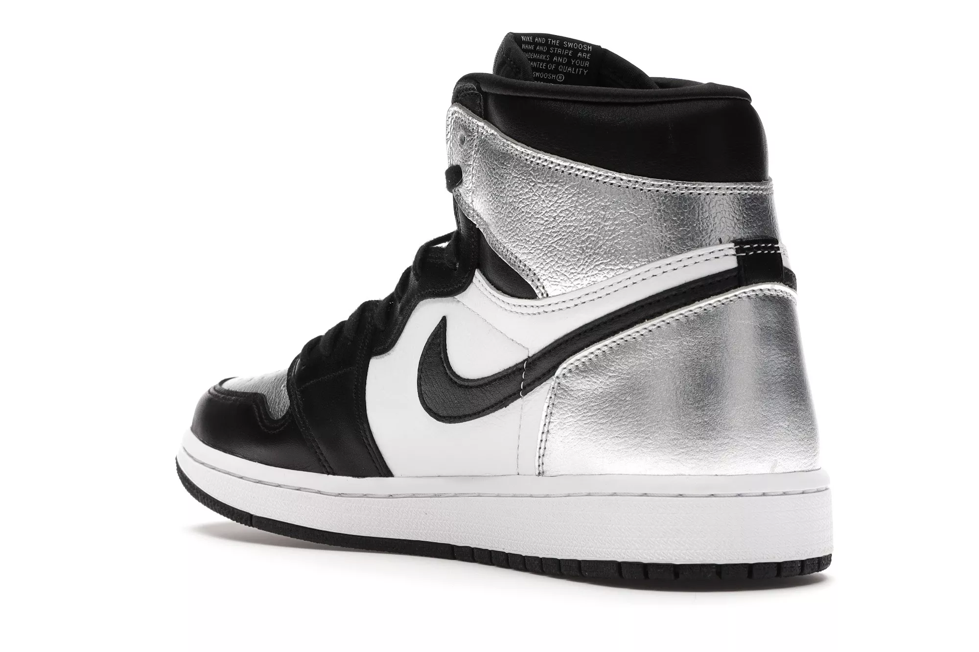 Фото № 6 с приближением к товару «‎ Jordan 1 Retro High Silver Toe  »