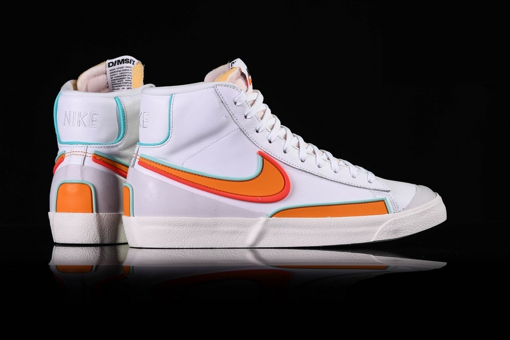 Фото № 2 с приближением к товару «‎Nike Blazer Mid '77 Infinite WhiteYellowBlue»