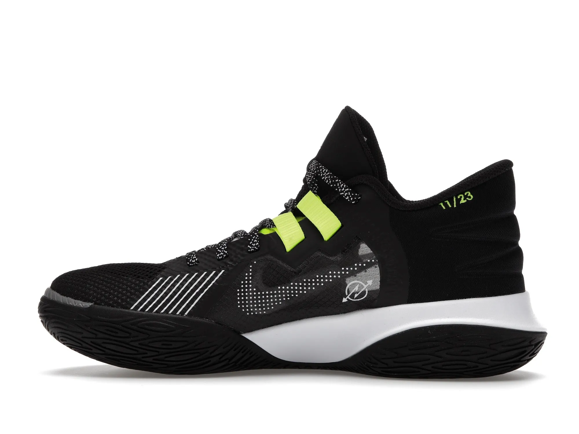 Фото № 5 с приближением к товару «‎Nike Kyrie Flytrap V Black Cool Grey Volt»