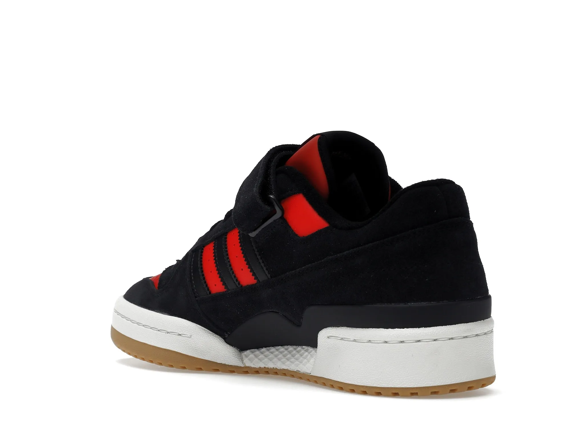 Фото № 6 с приближением к товару «‎adidas Forum Low Core Black Core Black Vivid Red»