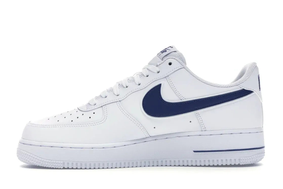 Фото № 3 с приближением к товару «‎Nike Air Force 1 Low White Deep Royal»