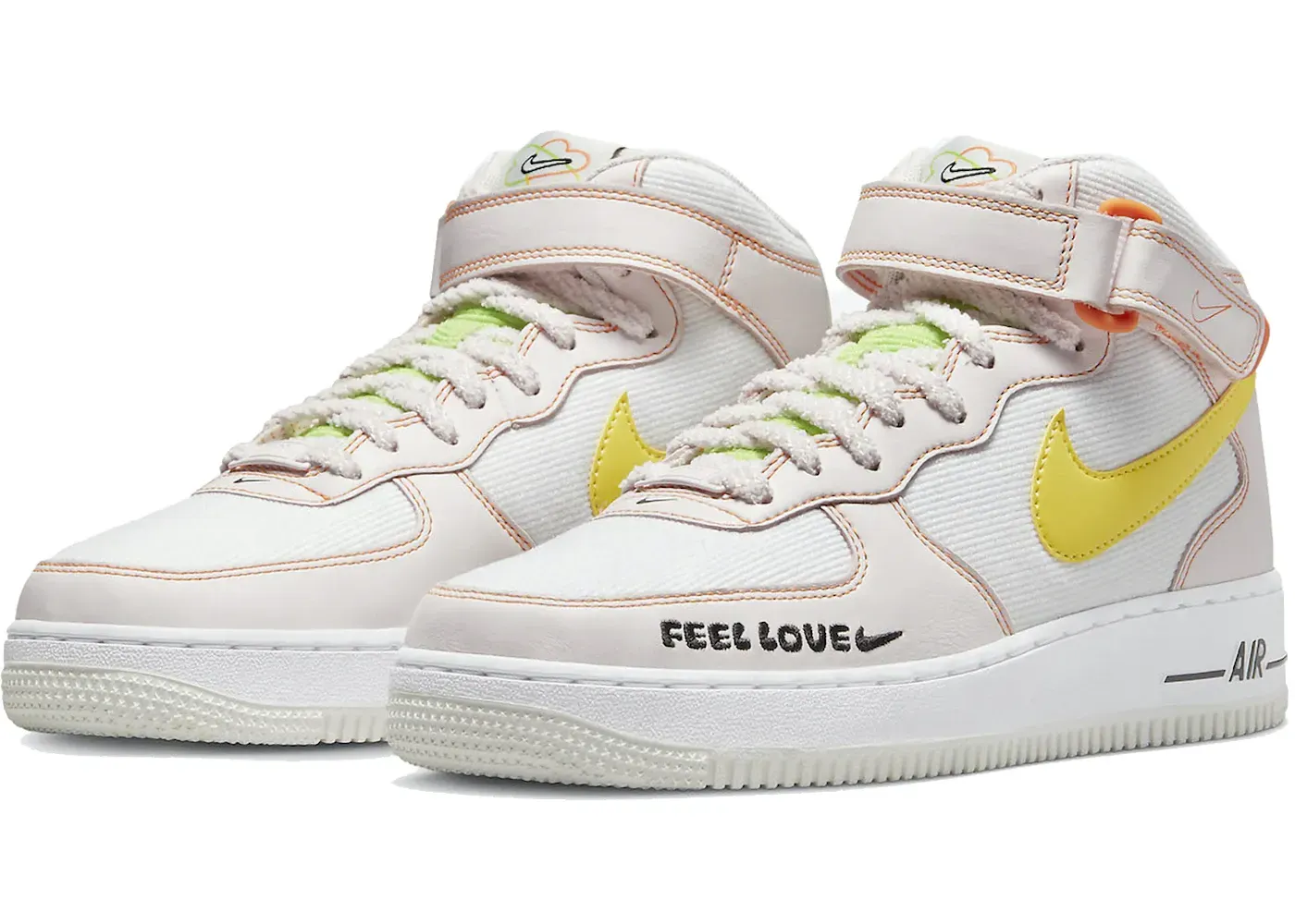 Фото № 1 с приближением к товару «‎Nike Air Force 1 Mid '07 Feel Love »