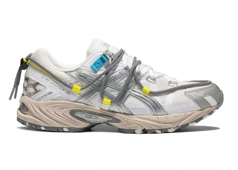 Фото № 1 с приближением к товару «‎ASICS Kahana TR V2 White Grey Yellow»