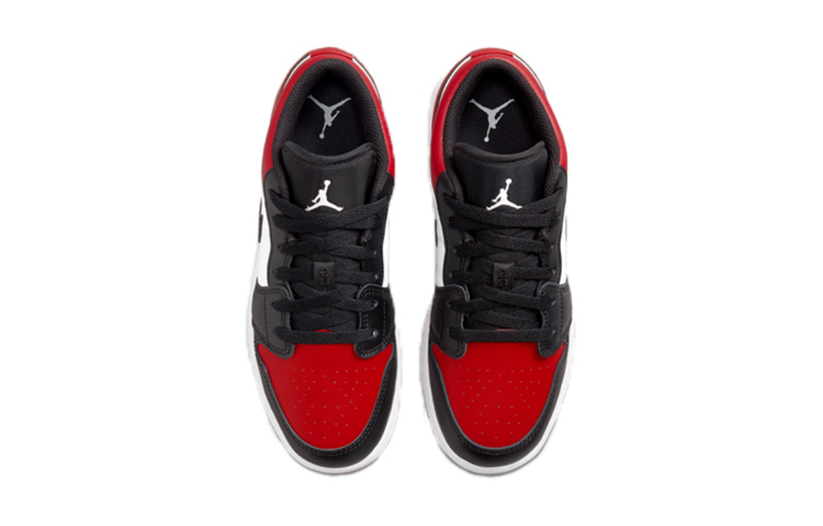 Фото № 4 с приближением к товару «‎Nike GS Air Jordan 1 Low (GS) Basketball Shoes Bred Toe»