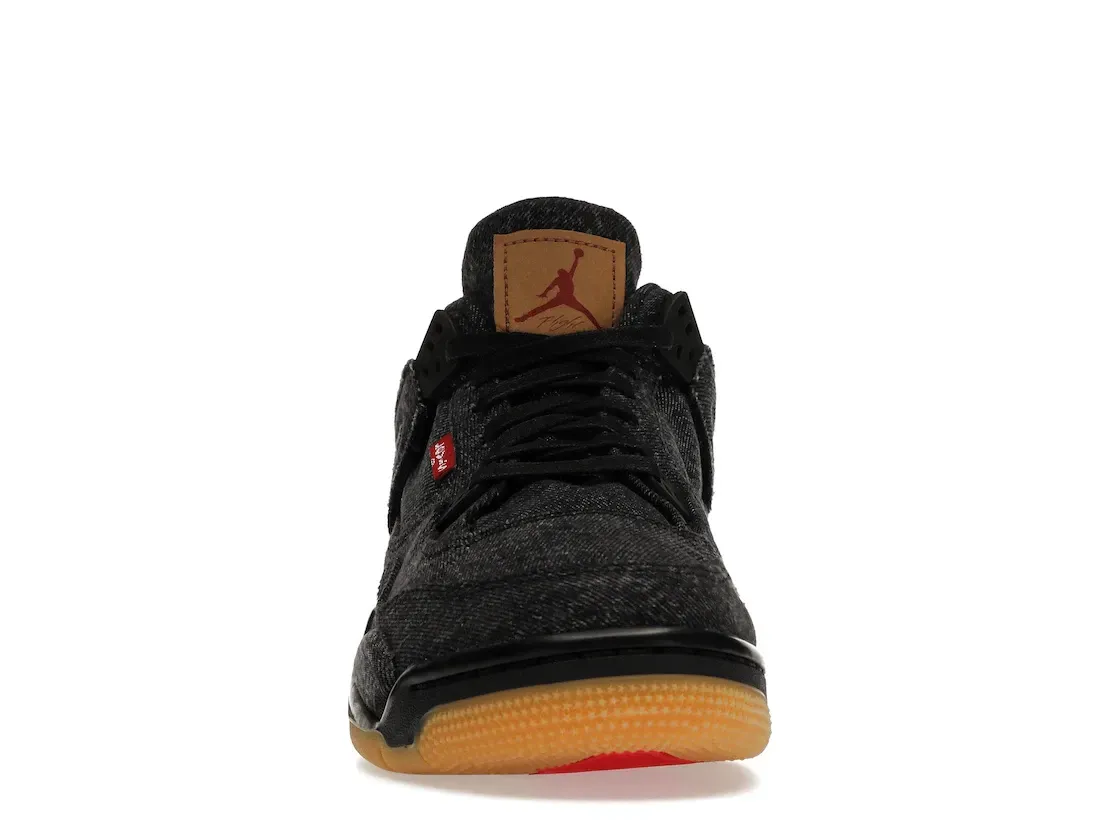 Фото № 2 с приближением к товару «‎Jordan 4 Retro Levis Black  (Levis Tag)»