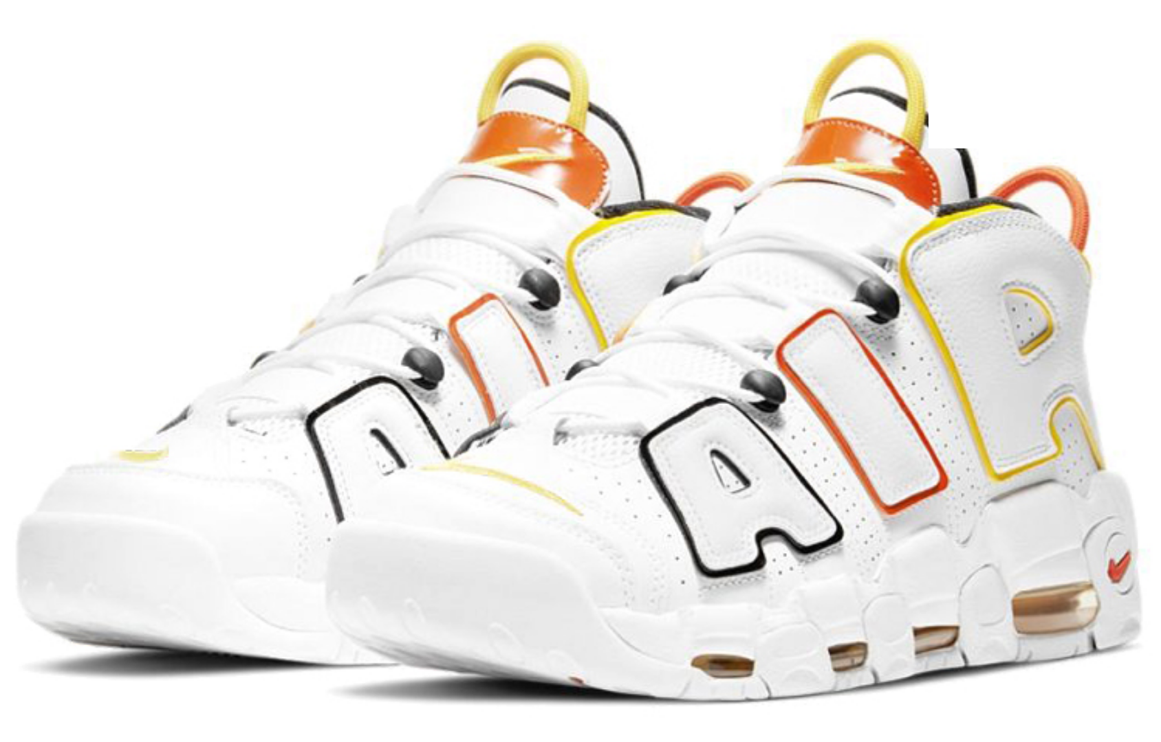 Фото № 3 с приближением к товару «‎Nike Air More Uptempo "Rayguns" Alien WhiteBlueYellow»