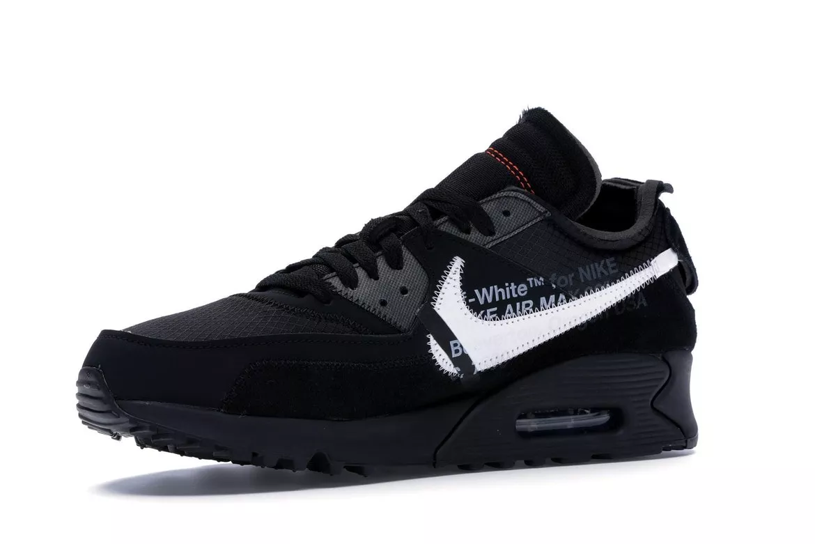Фото № 2 с приближением к товару «‎Nike Air Max 90 Off-White Black»