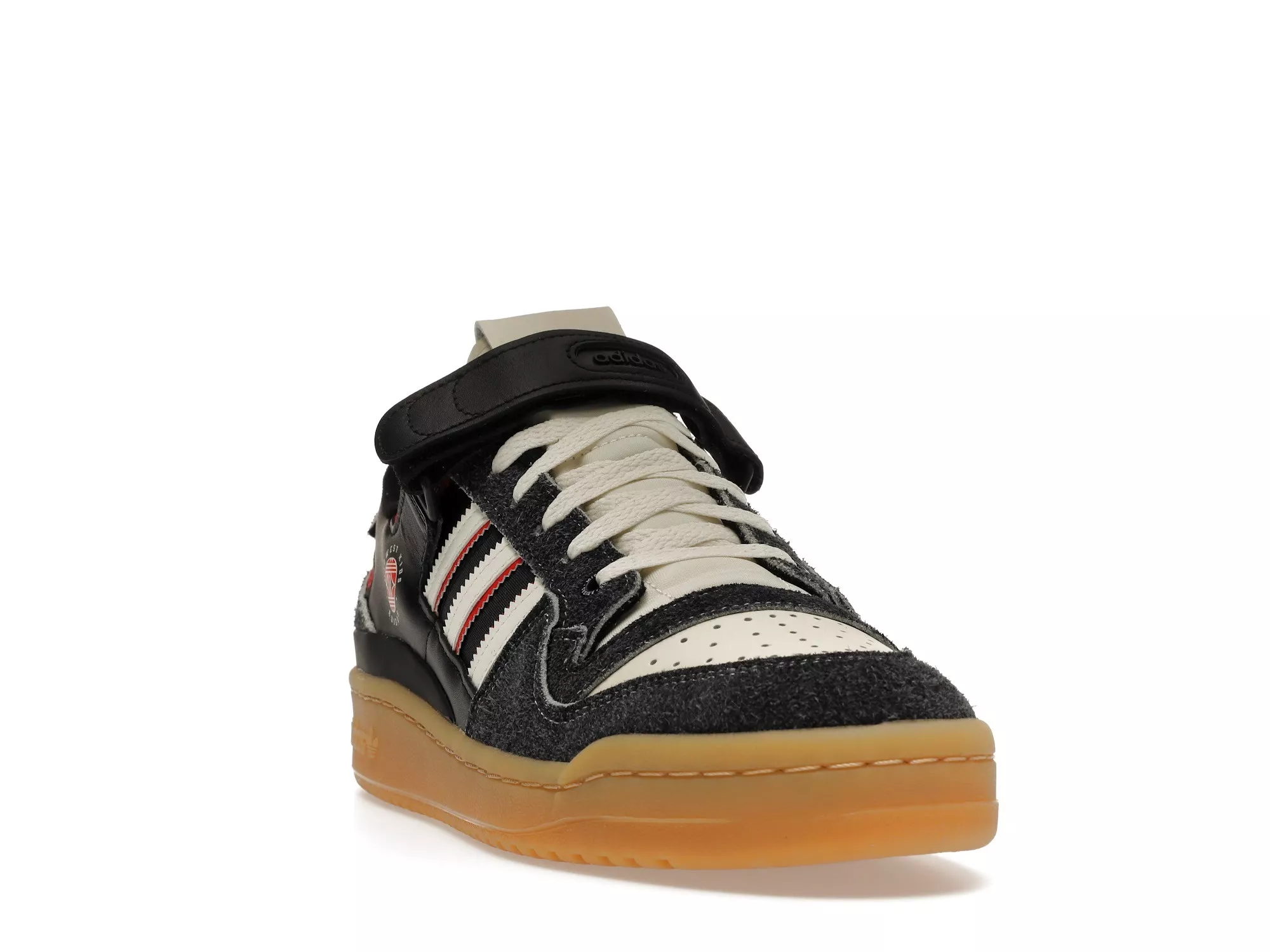 Фото № 3 с приближением к товару «‎adidas Forum Low Midwest Kids Black Gum»