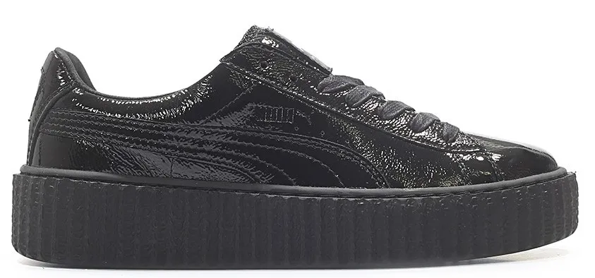 Фото № 1 с приближением к товару «‎Puma Creeper Rihanna Fenty Cracked Leather Black »