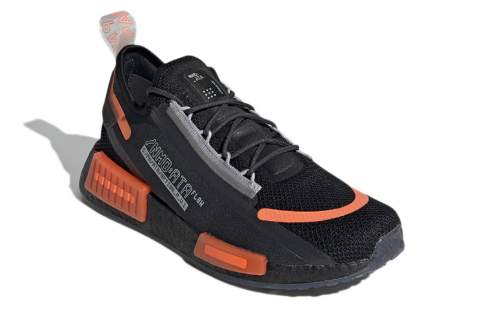 Фото № 3 с приближением к товару «‎adidas originals NMDR1 Spectoo 'Black Team Solar Orange'»