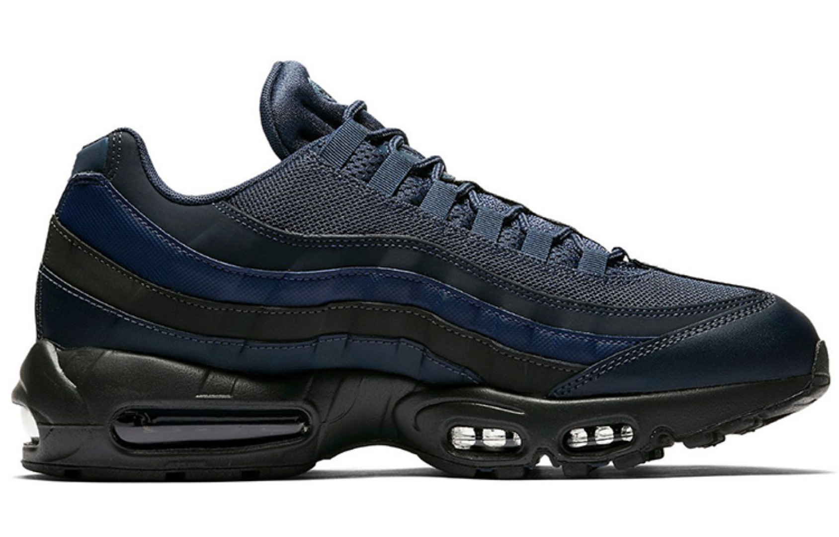 Фото № 2 с приближением к товару «‎Nike Air Max 95 Essential Running Shoes Deep-Blue»