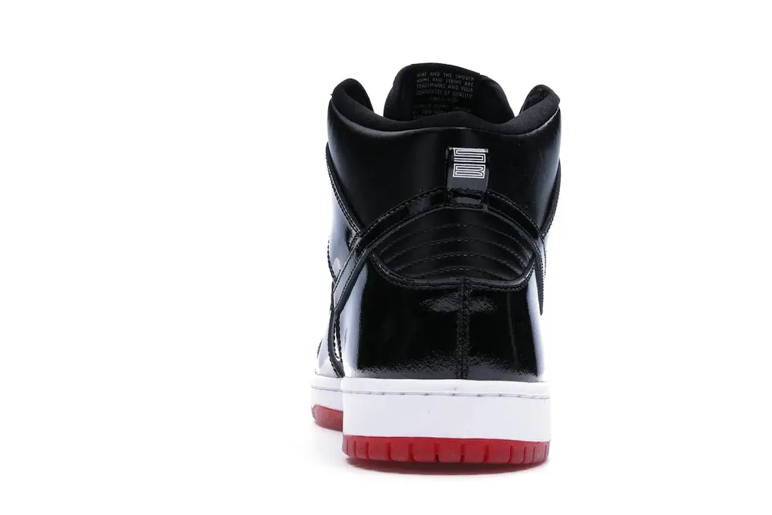 Фото № 4 с приближением к товару «‎Nike SB Dunk High Bred»