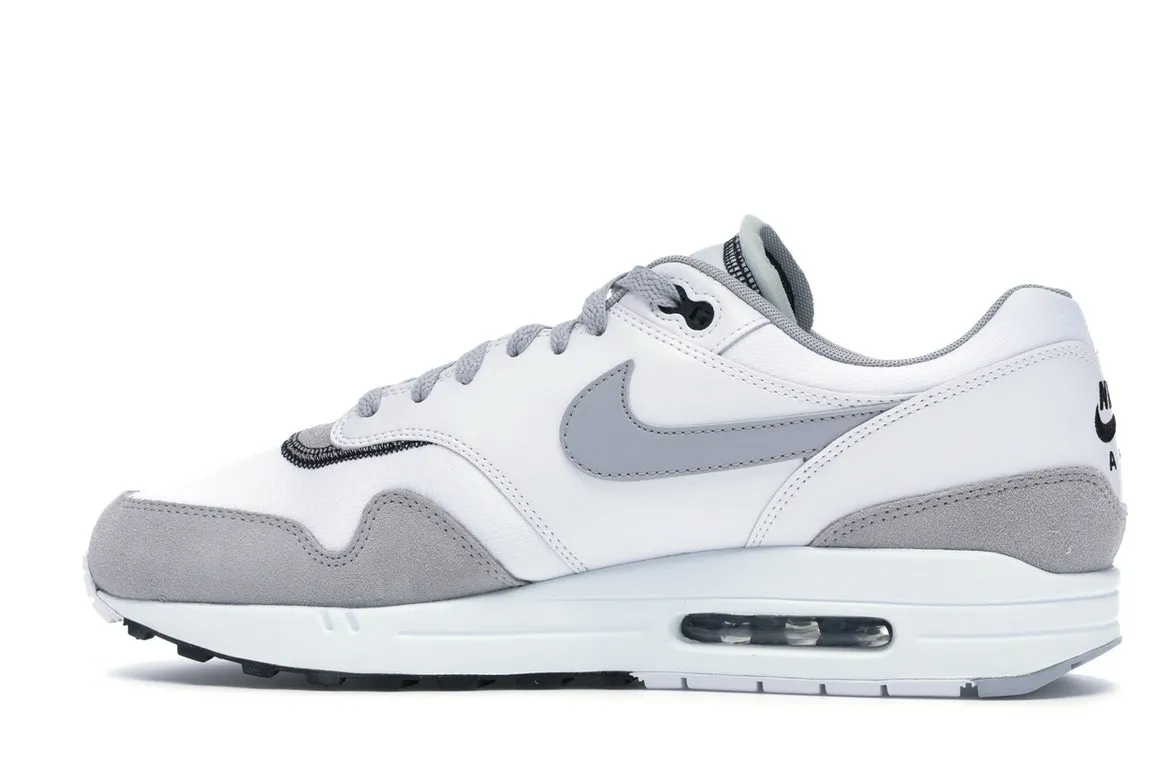 Фото № 6 с приближением к товару «‎Nike Air Max 1 Wolf Grey White»