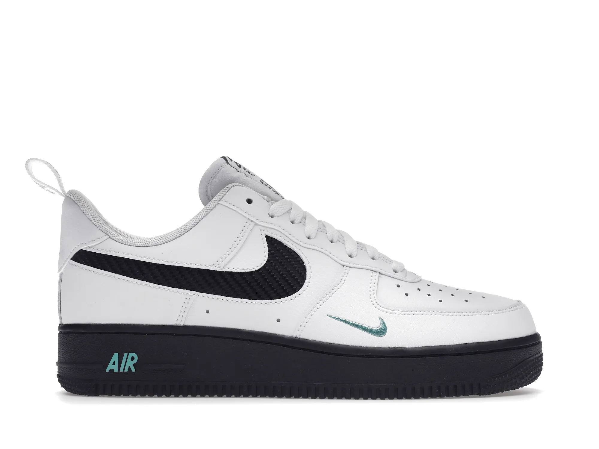 Фото № 1 с приближением к товару «‎Nike Air Force 1 Low White Black Teal»