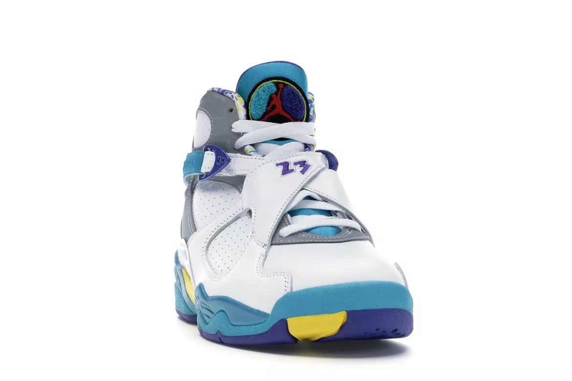 Фото № 4 с приближением к товару «‎Jordan 8 Retro White Aqua (2019) »