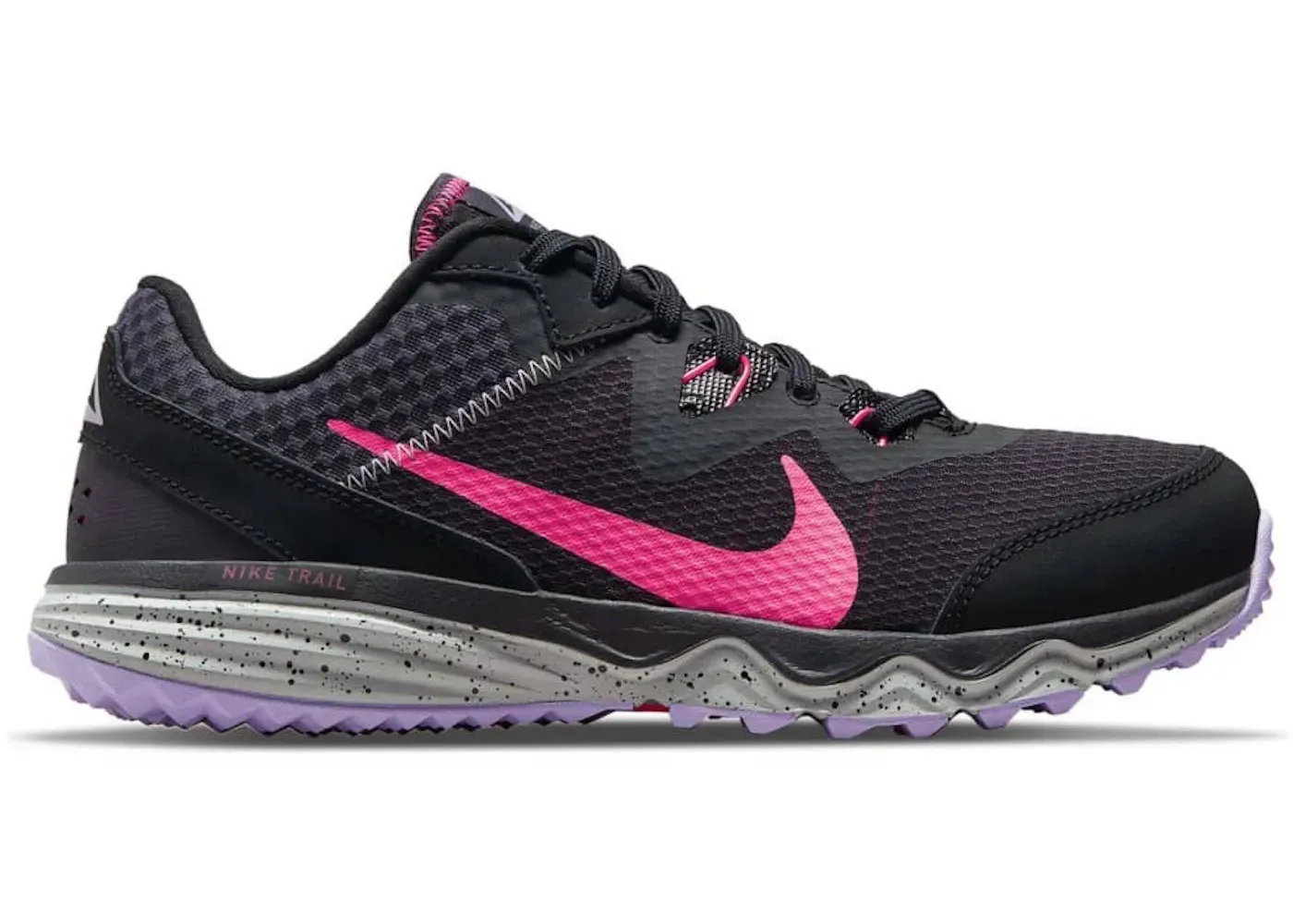 Фото № 1 с приближением к товару «‎Nike Juniper Trail Black Hyper Pink Lilac »
