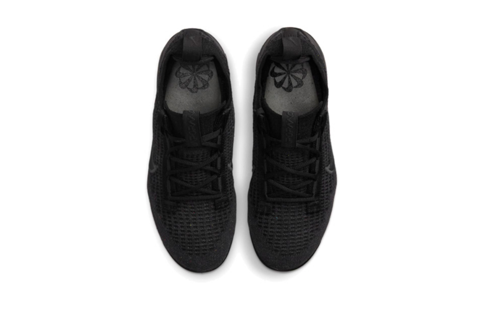 Фото № 4 с приближением к товару «‎Nike Air VaporMax 2021 Flyknit GS 'Triple Black'»