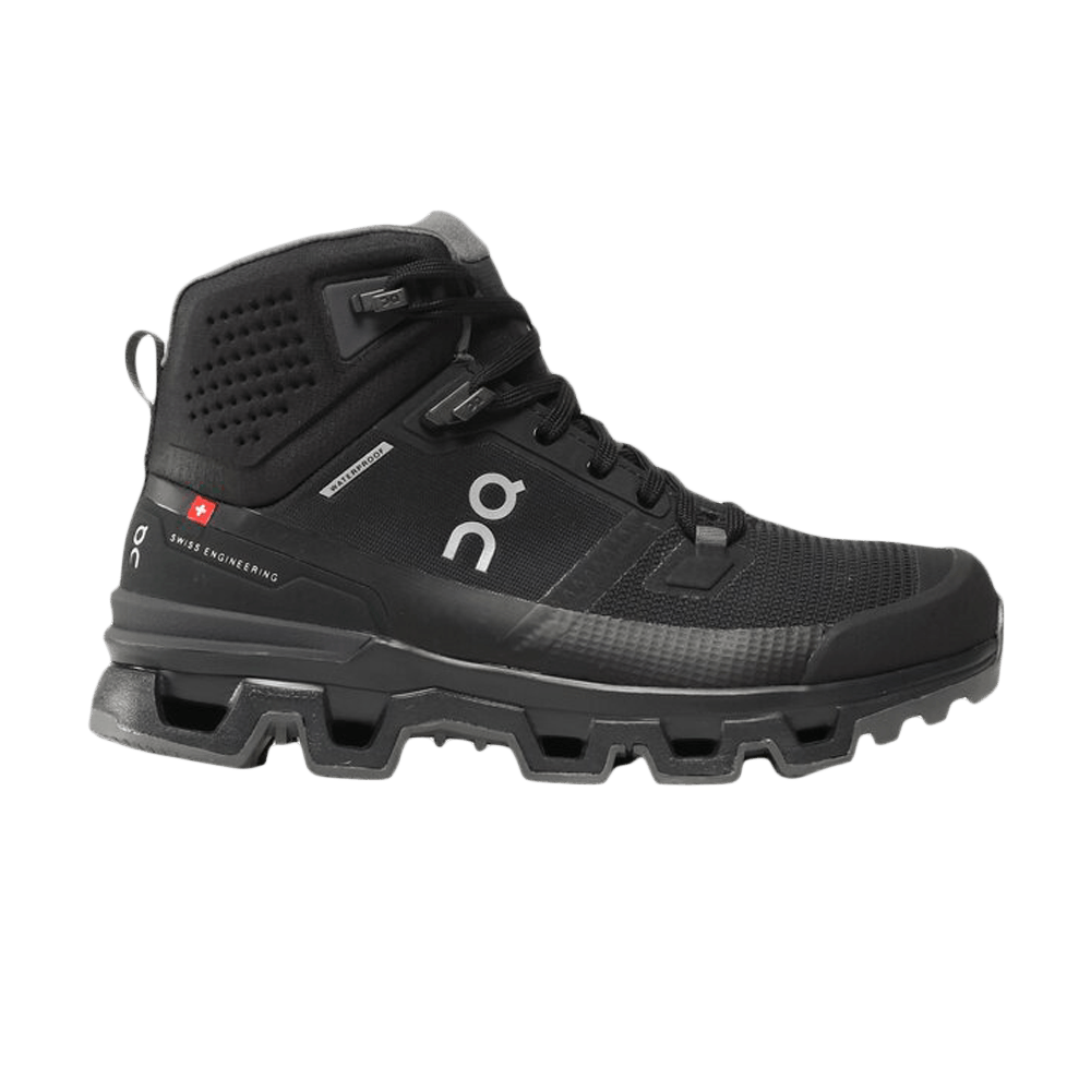 ON Women's Cloudrock 2 Waterproof Black Eclipse