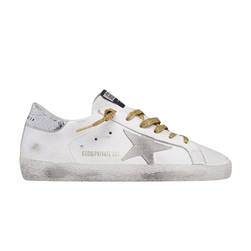 Golden Goose Women's Superstar Silver Gold Mismatch