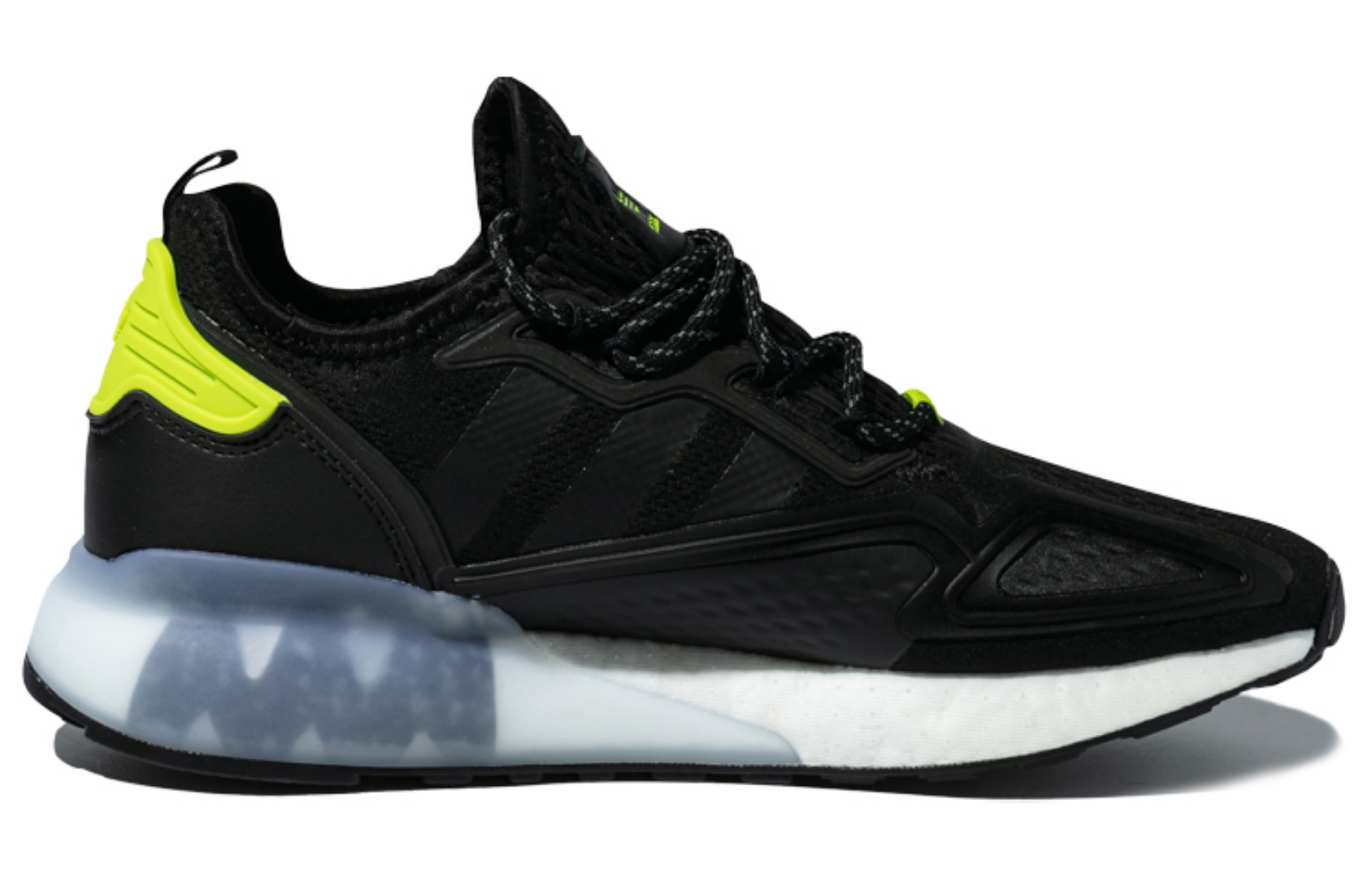 Фото № 2 с приближением к товару «‎adidas originals Zx 2K Boost BlackGreen»