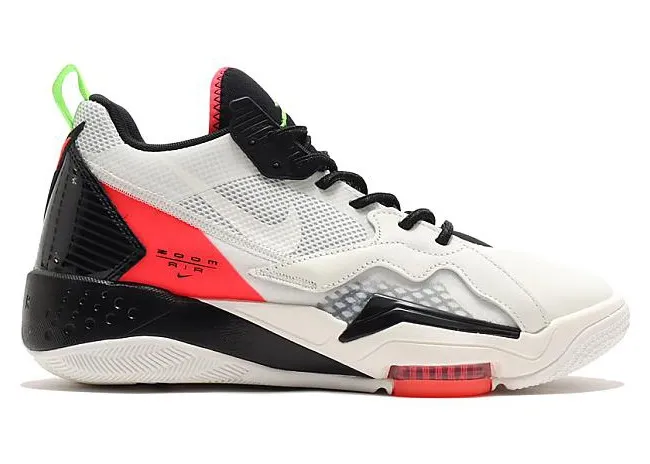 Фото № 1 с приближением к товару «‎Jordan Zoom 92 Sail Flash Crimson Electric Green »
