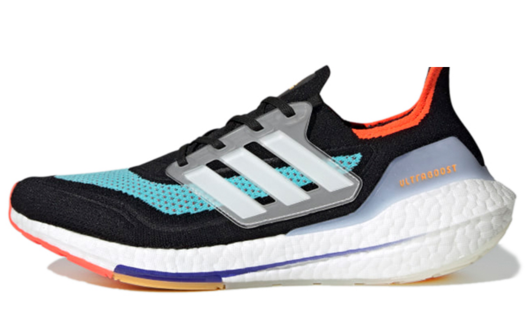 Фото № 1 с приближением к товару «‎adidas UltraBoost 21 'Black Pulse Aqua'»