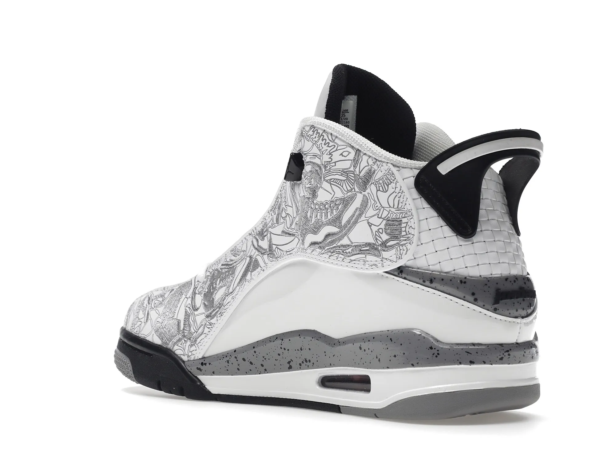 Фото № 6 с приближением к товару «‎Jordan Dub Zero White Cement (2020)»