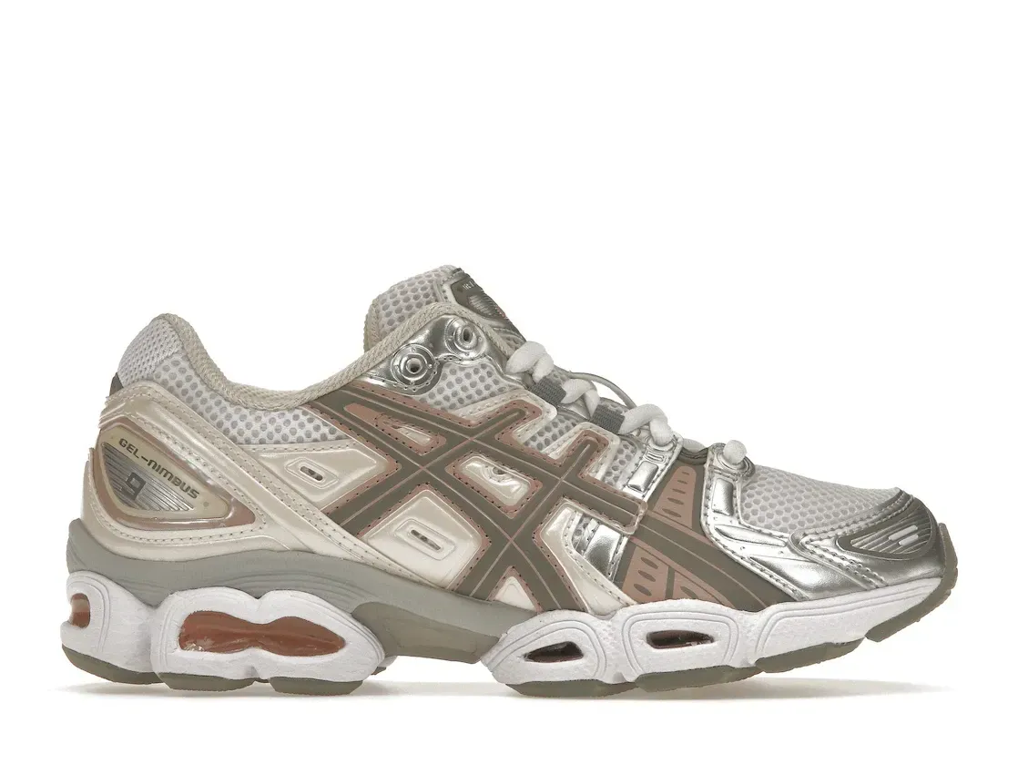 Фото № 1 с приближением к товару «‎ASICS Gel-Nimbus 9 White Oatmeal »