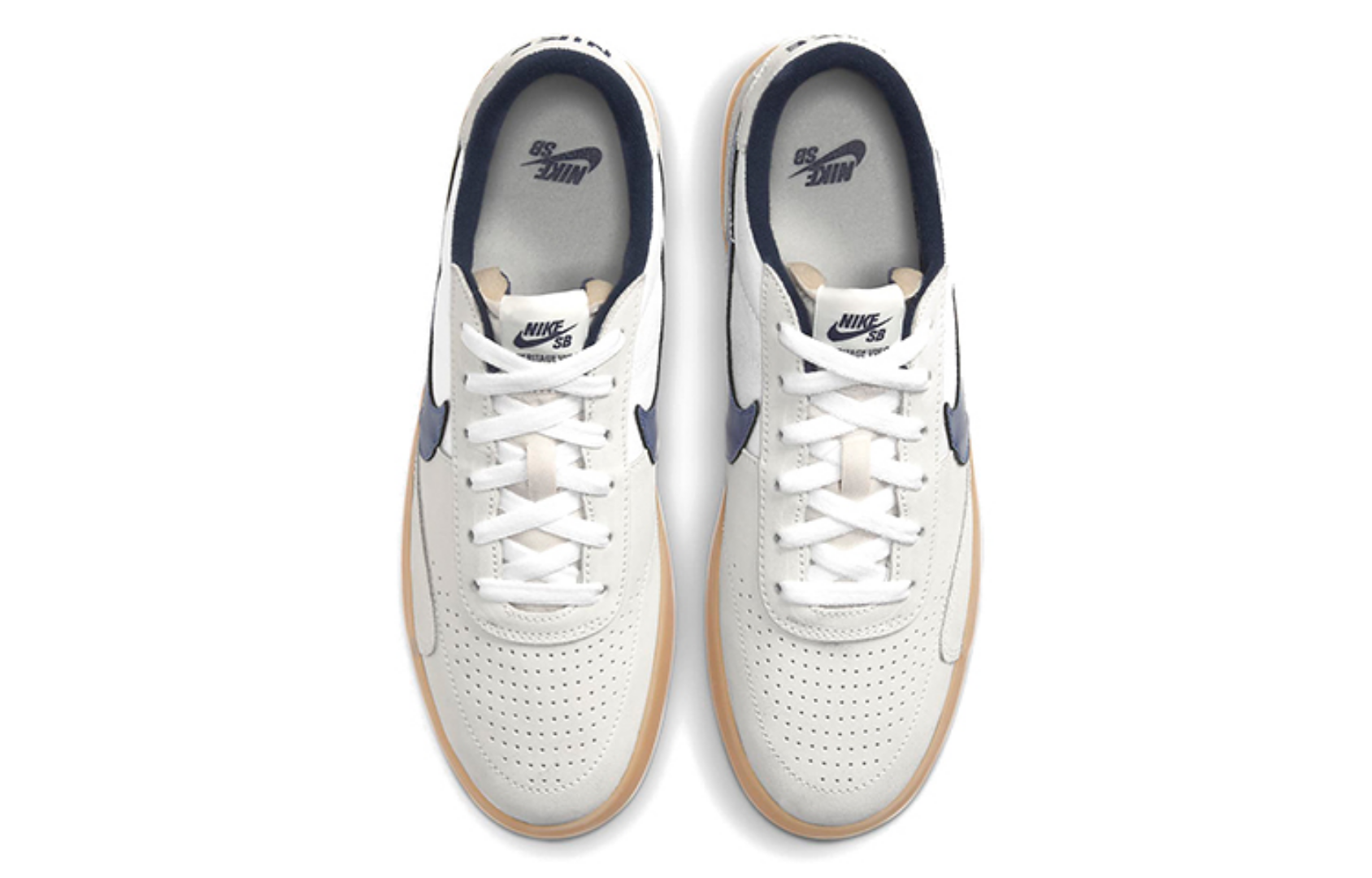 Фото № 4 с приближением к товару «‎Nike Heritage Vulc SB 'Summit White Navy'»