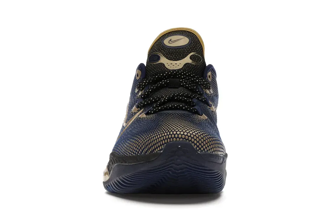 Фото № 2 с приближением к товару «‎Nike Air Zoom BB NXT Blue Void Metallic Gold»