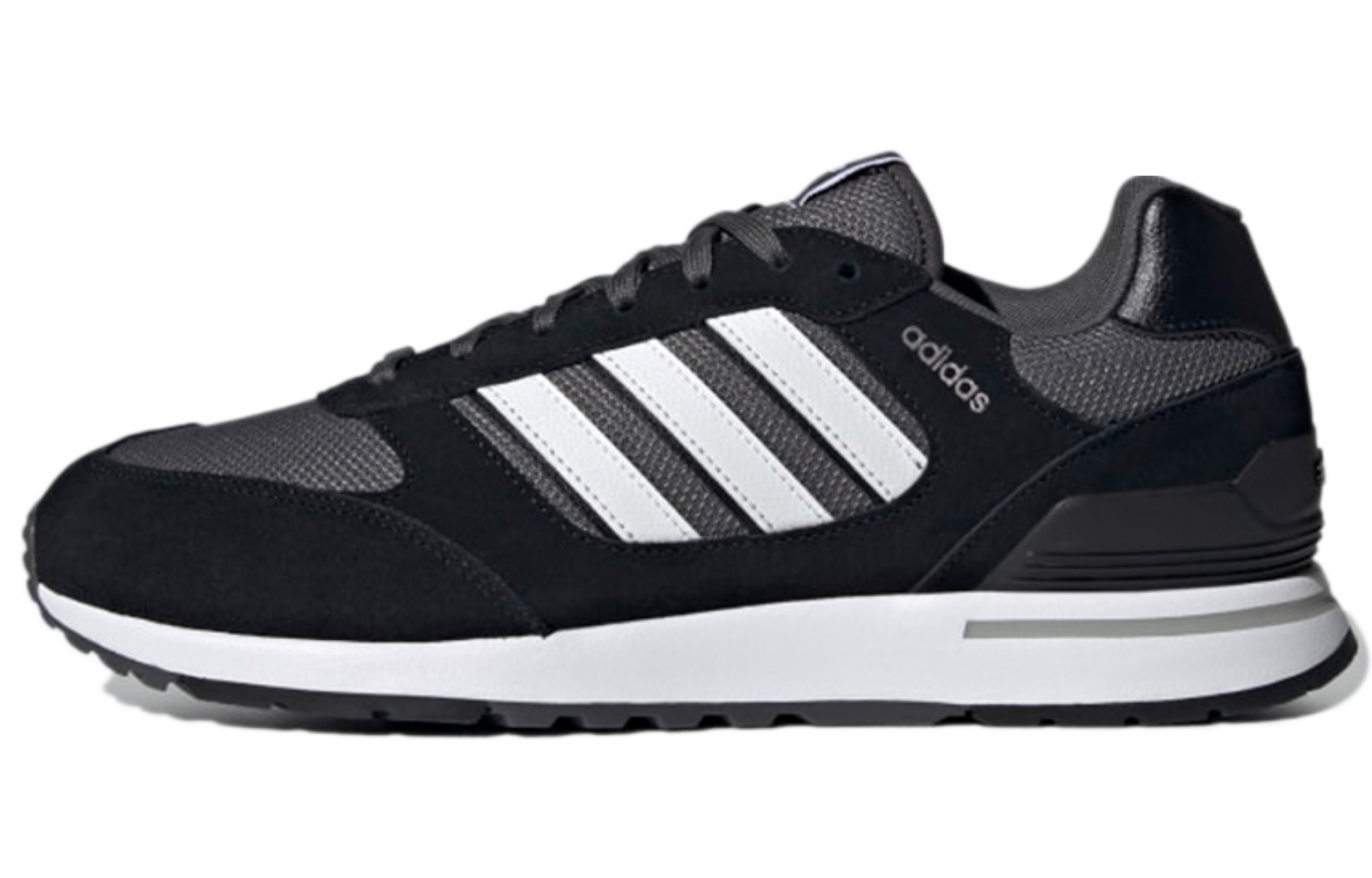 Фото № 1 с приближением к товару «‎adidas neo Run 80s BlackWhiteGrey»