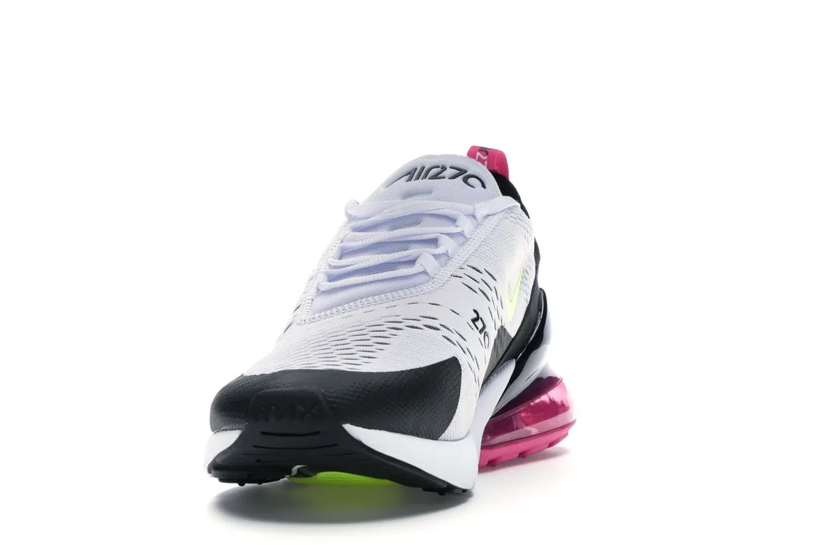 Фото № 3 с приближением к товару «‎Nike Air Max 270 White Black Fuchsia Volt»