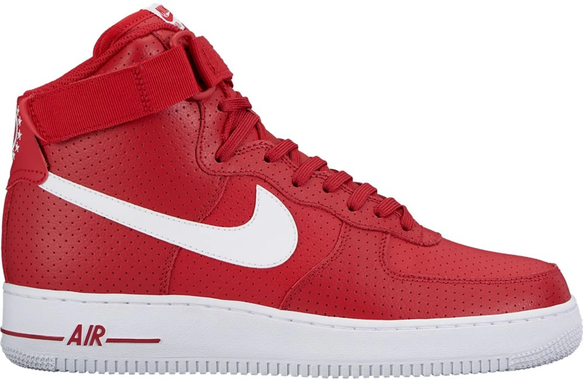 Фото № 1 с приближением к товару «‎Nike Air Force 1 High Gym Red Perforated»