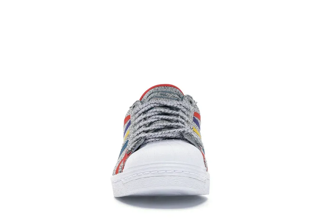 Фото № 2 с приближением к товару «‎adidas Superstar White Mountaineering Grey Heather»
