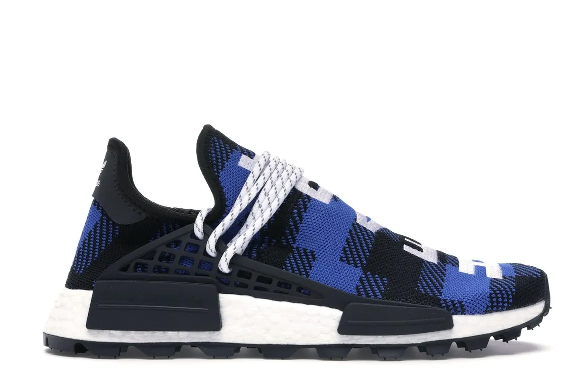 Фото № 1 с приближением к товару «‎adidas NMD Hu Pharrell x BBC Blue Plaid»