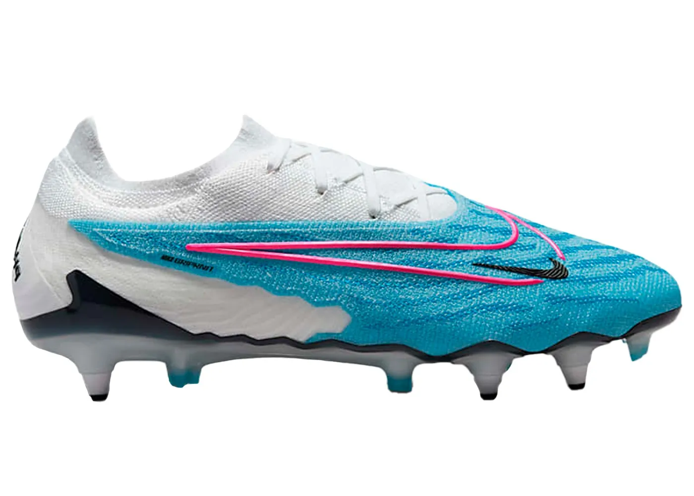 Фото № 1 с приближением к товару «‎Nike Gripknit Phantom GX Elite SG-Pro Anti-Clog Traction Blast Pack Baltic Blue»