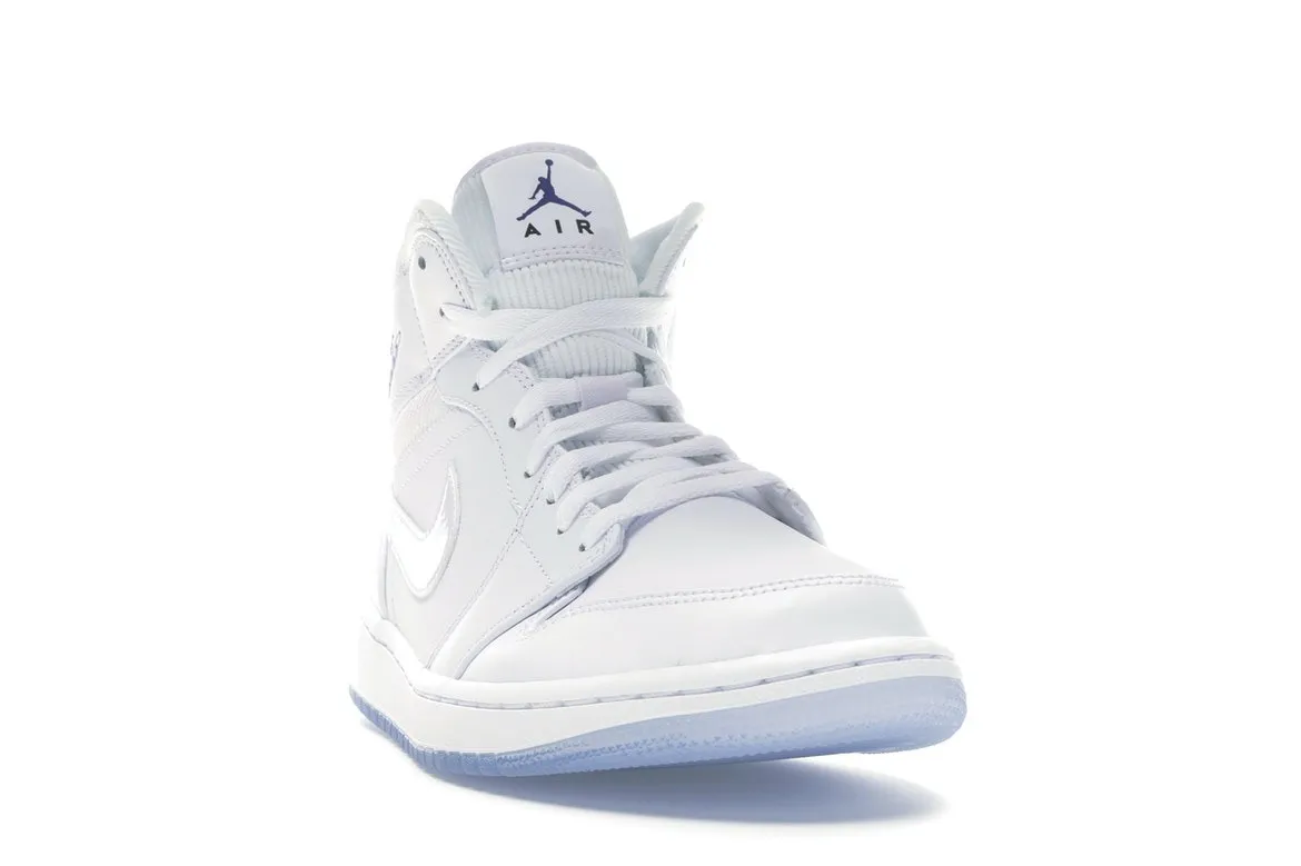 Фото № 4 с приближением к товару «‎Jordan 1 Mid Pure White»