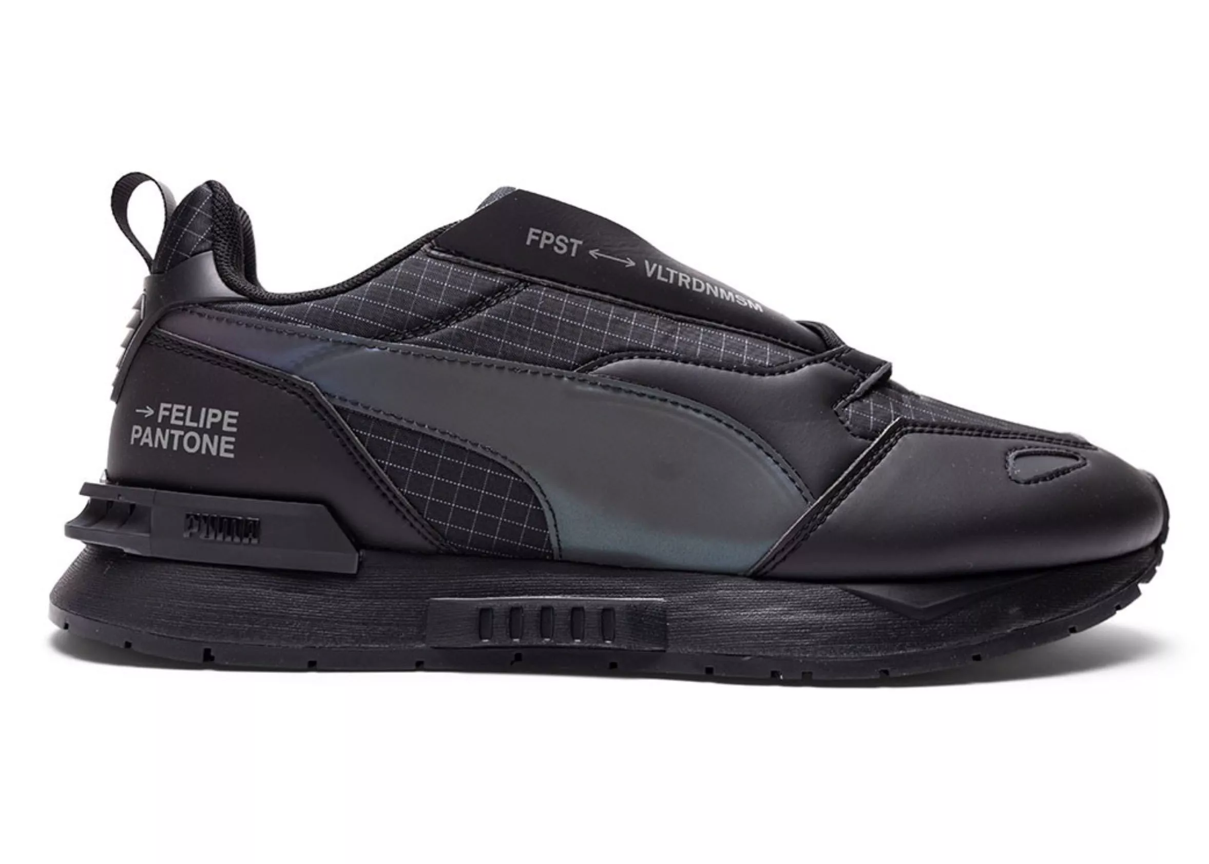 Фото № 1 с приближением к товару «‎Puma Felipe Pantone Mirage Mox Tech Iridescent Black»