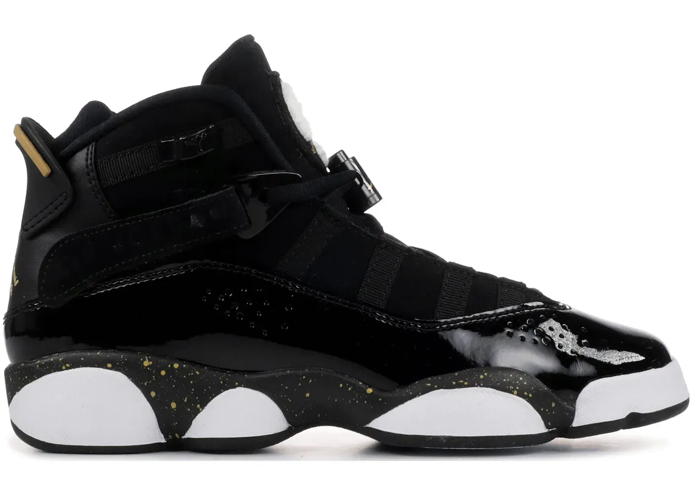 Фото № 1 с приближением к товару «‎Jordan 6 Rings Black Metallic Gold White »