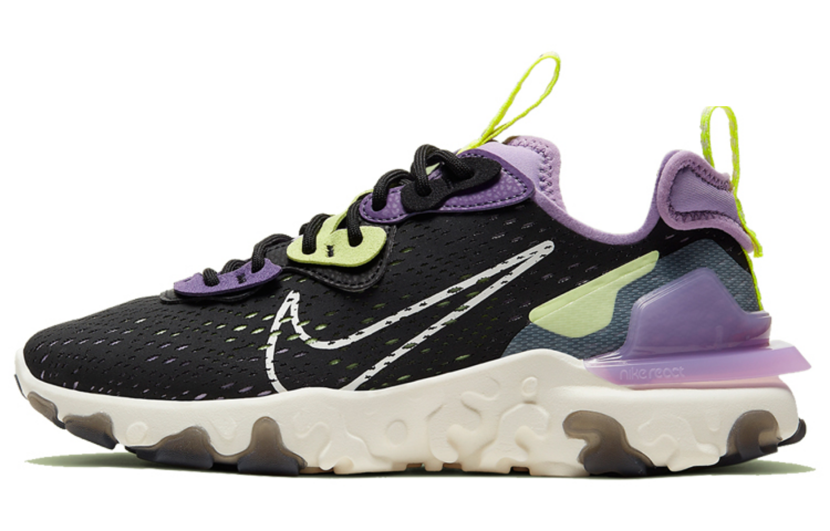 Фото № 1 с приближением к товару «‎Nike Wmns React Vision 'Black Purple'»