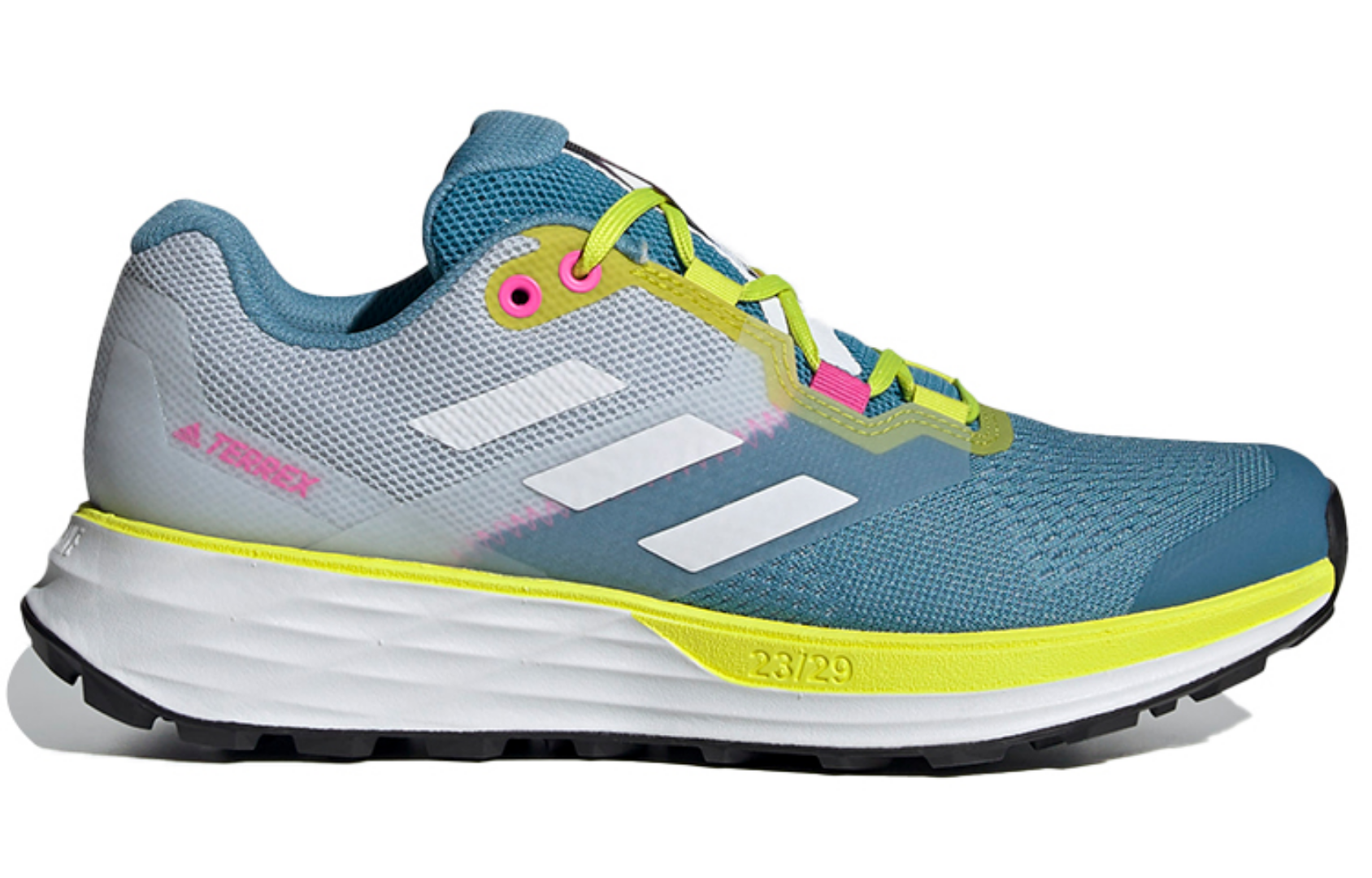 Фото № 2 с приближением к товару «‎adidas Terrex Two Flow Trail Wmns BlueGreenGrey»