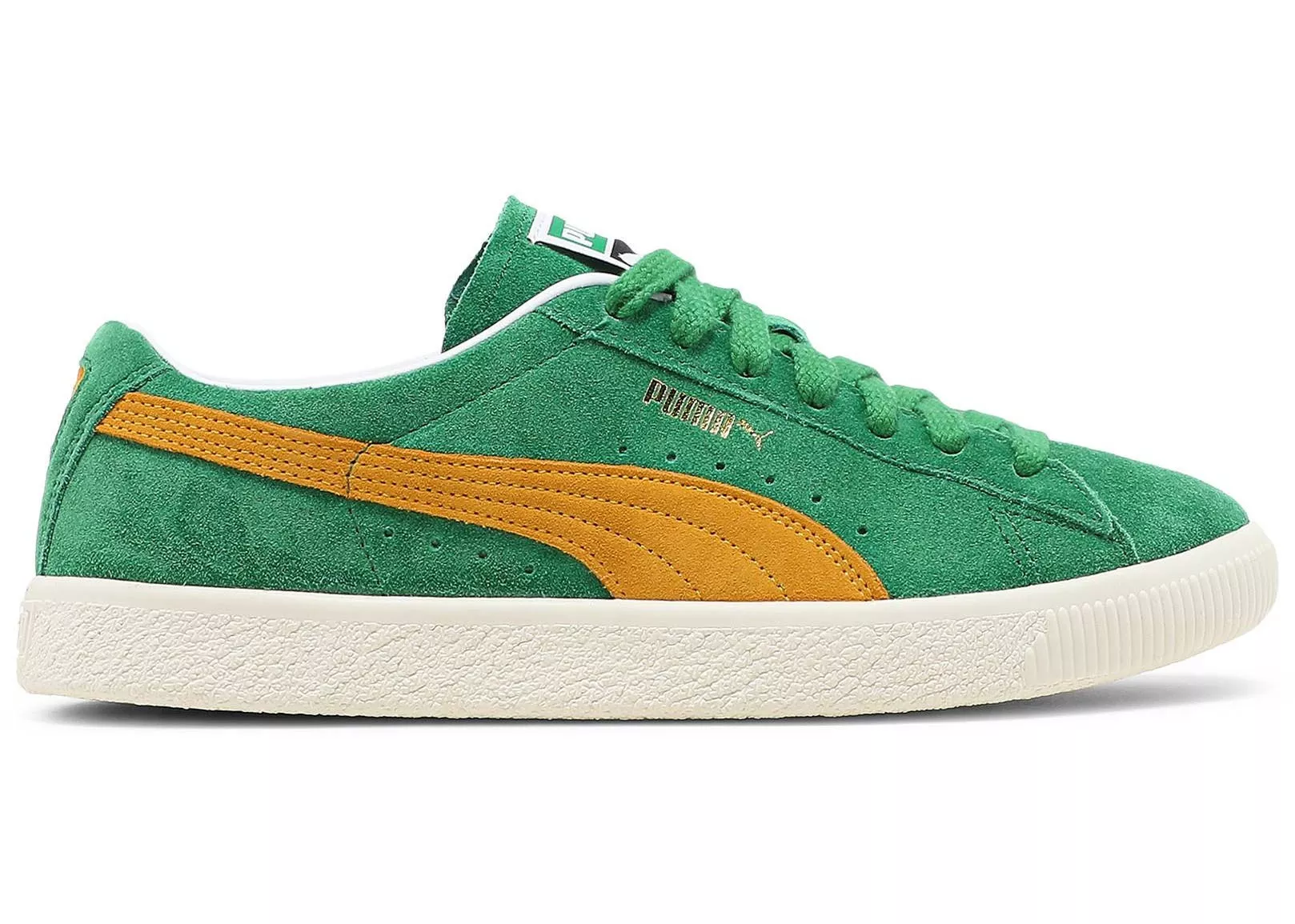 Фото № 1 с приближением к товару «‎Puma Suede Vintage Amazon Green Saffron»