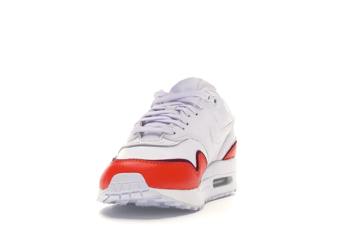 Фото № 4 с приближением к товару «‎Nike Air Max 1 Liner White Red »