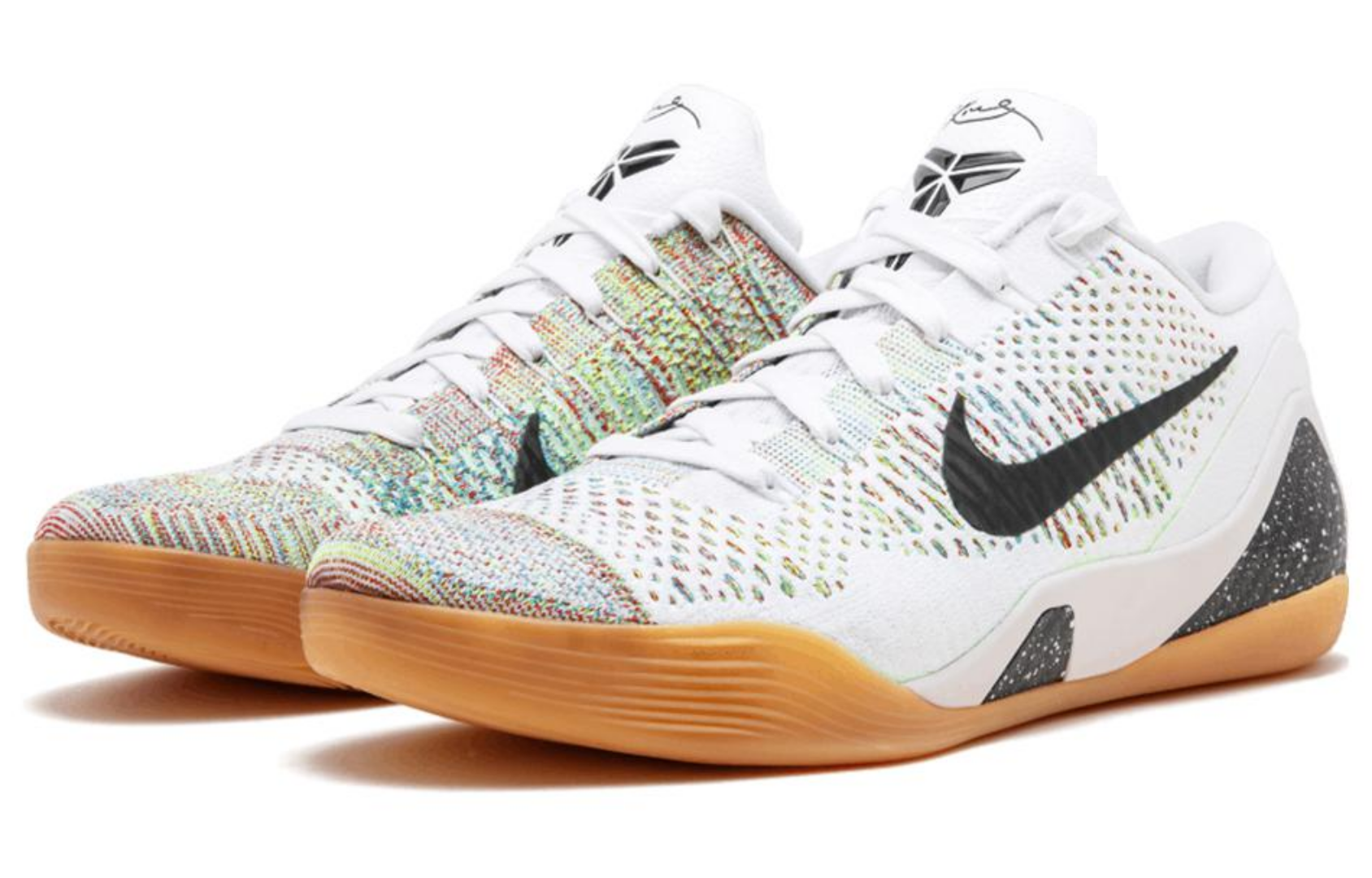 Фото № 2 с приближением к товару «‎Nike Kobe 9 Elite Premium Low HTM Milan White Multi-Color»