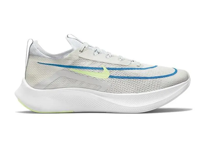 Фото № 1 с приближением к товару «‎Nike Zoom Fly 4 Summit White Imperial Blue Lime Glow»