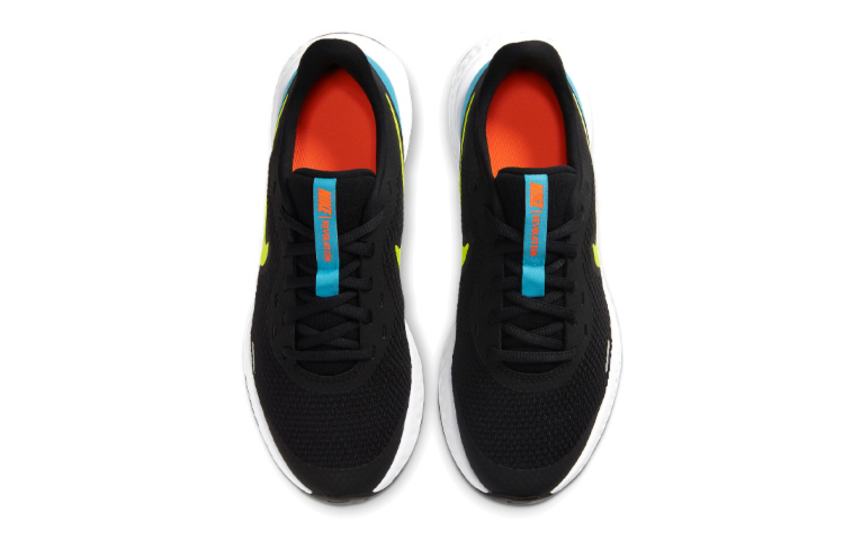 Фото № 4 с приближением к товару «‎Nike Revolution 5 (GS) BlackYellowBlue»